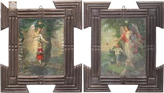 Four Tramp Art Frames