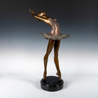Mario Jason Bronze Sculpture Signed, Young Dancer 26"