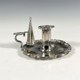 Henry Wilkinson and Co Victorian Silver Chamberstick