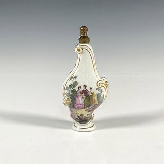 18th Century Meissen Porcelain Scent Bottle and Stopper