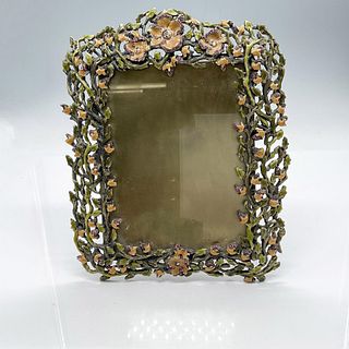 Jay Strongwater Enamel and Crystal Picture Frame