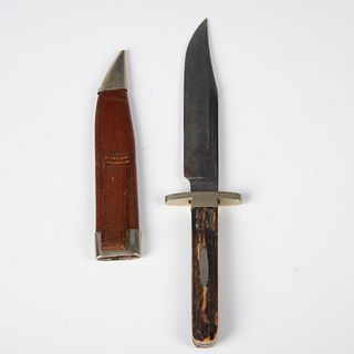 J. Rodgers & Sons, Antler Handle Bowie Knife