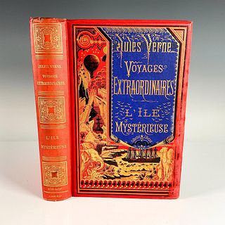 Jules Verne, L'ile Mysterieuse, A La Banniere Blue