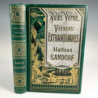 Jules Verne, Mathias Sandorf, A La Banniere, Green Cover