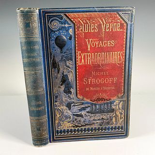 Jules Verne, Michel Strogoff, A La Banniere, Blue Cover