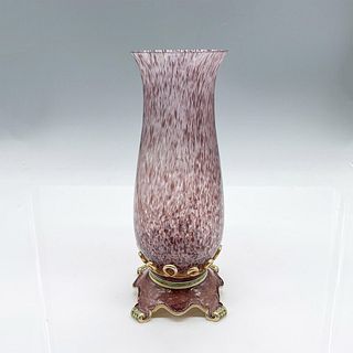 Jay Strongwater Enamel and Glass Vase
