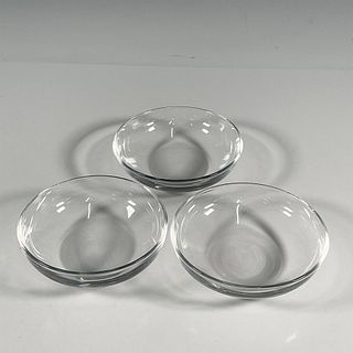 3pc Steuben Glass Dessert Bowls