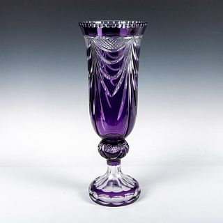 Irena Bohemian Cut Crystal Vase