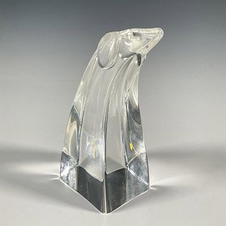 Steuben Art Glass Dog Paperweight