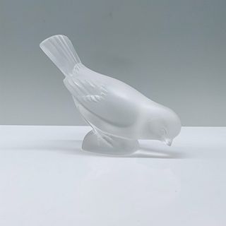 Lalique Crystal Figurine, Moineau Hardi