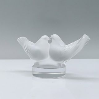 Lalique Crystal Figurine, Lovebirds