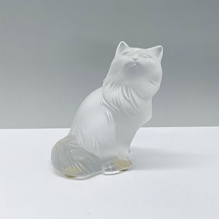 Lalique Crystal Figurine, Heggie Cat