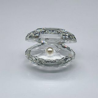 Swarovski Crystal Figurine, Shell with Pearl