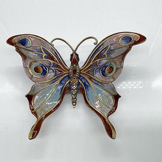 Jay Strongwater and Swarovski Large Butterfly Figurine