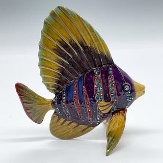 Jay Strongwater and Swarovski Enamel and Crystal Fish Figurine
