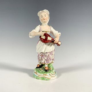 Meissen Style Porcelain Hurdy Gurdy Player Figurine