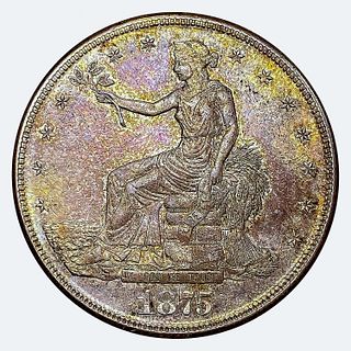 1875-S Silver Trade Dollar
