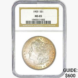 1903 Morgan Silver Dollar NGC MS65 