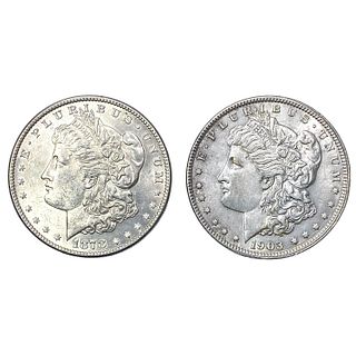 1878-1903 Morgan Silver Dollars [2 Coins]