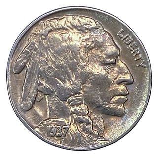 1937-D 3-Leg Buffalo Nickel
