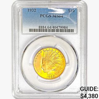 1932 $10 Gold Eagle PCGS MS64 