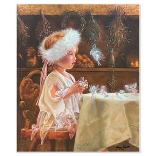 Lynn Lupetti, "Kiss of the Fairy" Limited Edition Printers Proof on Clayboard, Numbered 8/9 and Hand Signed with Letter of Authenticity