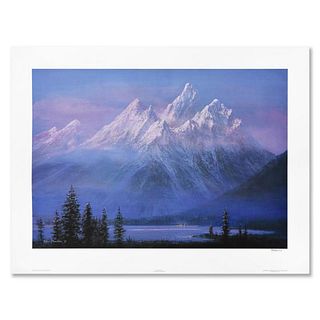 Peter Ellenshaw (1913-2007), "Teton Twilight" Limited Edition Lithograph, Numbered and Hand Signed with Letter of Authenticity.
