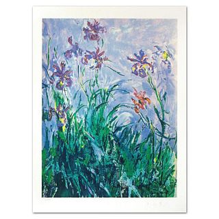 Claude Monet, "Iris" Limited Edition Lithograph with Certificate of Authenticity.