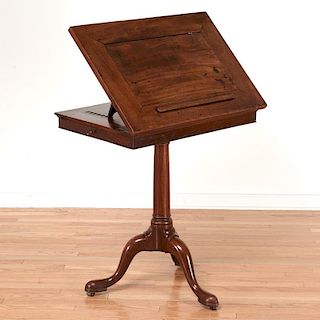 Unusual George III mahogany reading table