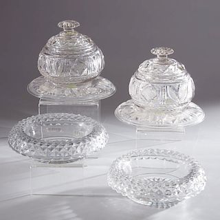 Anglo-Irish cut crystal tablewares