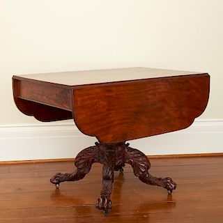 American Classical mahogany Pembroke table
