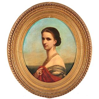 Zoe-Laure de Chatillon, painting