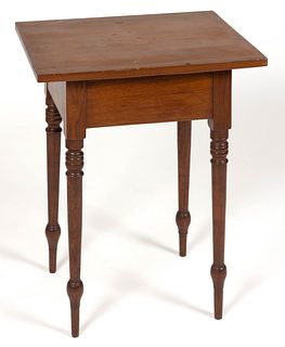 MID-ATLANTIC LATE FEDERAL WALNUT STAND TABLE