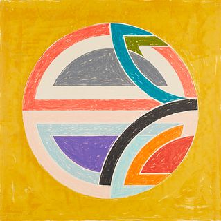 Frank Stella "Sinjerli Variation" Lithograph 1981