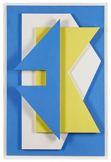Charles Biederman "NY #7" Structurist Relief 1938
