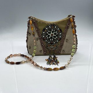 Mary Frances Beads and Butterfly Handbag