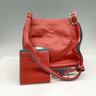 2pc Brighton Crossbody Leather Bag + Wallet