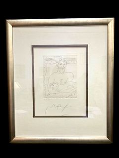Peter Max Lithograph Homage to Picasso Vol. 4, XV Limited Edition Signed Numbered