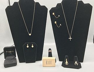 Group of Mixed Yellow Gold Jewelry-14k, 10k, and More
