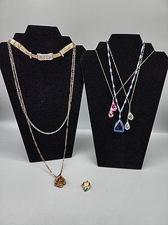 Group of Antique Necklaces and More