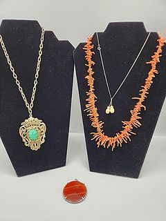 Group of Vintage Necklaces and More
