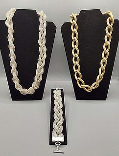Group of Vintage and Modern Chunky Chains 
