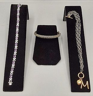Group of 3 Silver Bracelets
