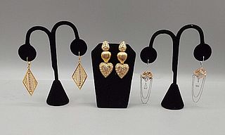 3 Pairs of Earrings-Nolan Miller and More