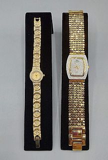 Gold Tone and Rhinestone Ladies Watches-Suzanne Somers and More