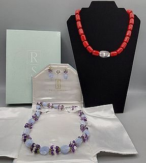 Semi Precious Stone and Sterling Necklaces - Scott Simons and More