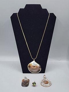 Group of Natural Shell Pendants and More