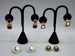 4 pairs of Earrings by Joan Rivers