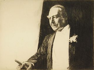 Joseph Simpson (Scottish 1879-1939) etching