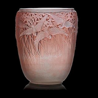 LALIQUE "Aigrettes" vase